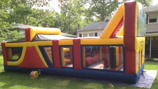 Themed Obstacle Course childrens party rentals central NJ school church camp backyard events parties kids adults 