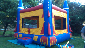  Rocket To The Stars bouncy house Air Castles and Slide