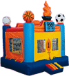 Air Castles' moonwalk Sports Arena for your athletes. 15'x15'