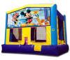 Real Mickey Mouse and Minnie Mouse will play at your child's party! This fun 15'4" X 14'4" air bounce will bring the magic of Walt Disney World to your home!
