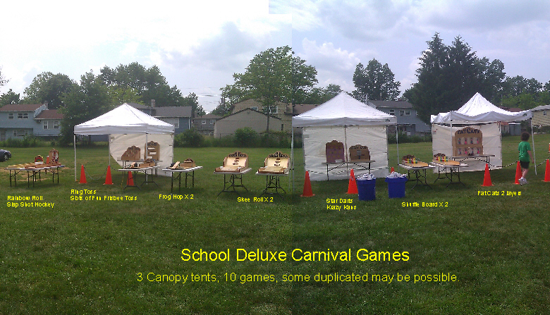 School Fun Day Carnival Games