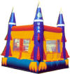 Blast off! This rocket jumper will take your children to the moon and stars!  Rocket jumper is 15'4" x 14'4" of party fun!